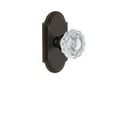 thumbnail image 5 of Grandeur Arcver_Prv_234 Arc Solid Brass Rose Privacy Door Knob Set - Nickel, 5 of 6