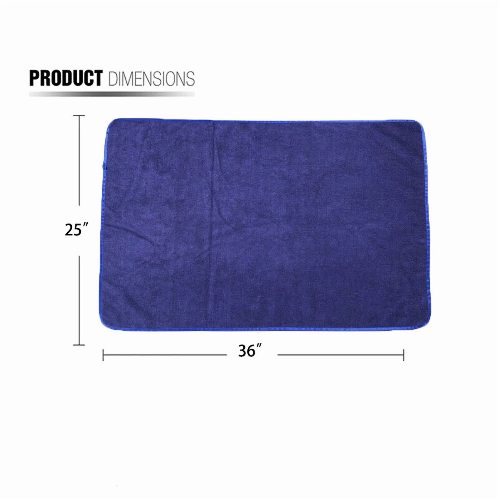 BUTTERFLY- Extra Large Microfiber Towel Deluxe Soft Car Wash Drying Cleaning Cloth 25 X 36"