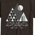 thumbnail image 2 of Instant Message - Geometric Triangles  - Men's Short Sleeve Graphic T-Shirt, 2 of 5