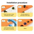 thumbnail image 5 of Safety Eye Tool Auxiliary Tool for Attaching Safety Eyes for Crocheting Safety Eyes Crochet Tools for Crochet & Stuffed 5-30mm Animal Eyes Making Supplies Tool, 5 of 7