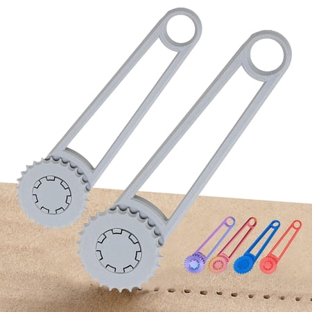 2 Pcs Professional Paperboard Perforation Cardboard Punch Tools，Manual Cardboard Box Modification Tools for Paperboard Laminates (Grey)