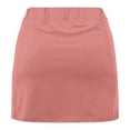 thumbnail image 4 of hlysgo Womens 2-in-1 High Waisted Skort Wide Band Tummy Control Side Split Built-in Shorts Athletic Skirt for Tennis Golf Running Yoga Casual Wear Pink,S, 4 of 6
