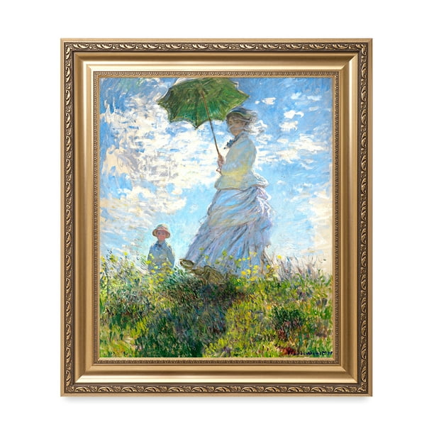 - The Walk, Woman with a Parasol (1875) by Monet. Classic Giclee Print
