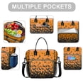 thumbnail image 2 of Orange Halloween Bats Womens Lunch Box for Work,Insulated Large Lunch Bag for Tween and Teen,Loncheras Para Mujer,Leakproof Adult Lunch Bag for Work,Beach,Travel,Picnic,Camping, 2 of 7