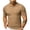 Khaki, variant on VgaVtl Big and Tall Mens Polo Shirts Summer Short Sleeve Button Plain Casual Collared Knit Mens Shirts