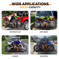 thumbnail image 3 of Double Motorcycle Bike Hitch Carrier with Loading Ramp, Heavy-Duty Hauler and Platform for Motorcycles, 600 Lbs Capacity, 3 of 7