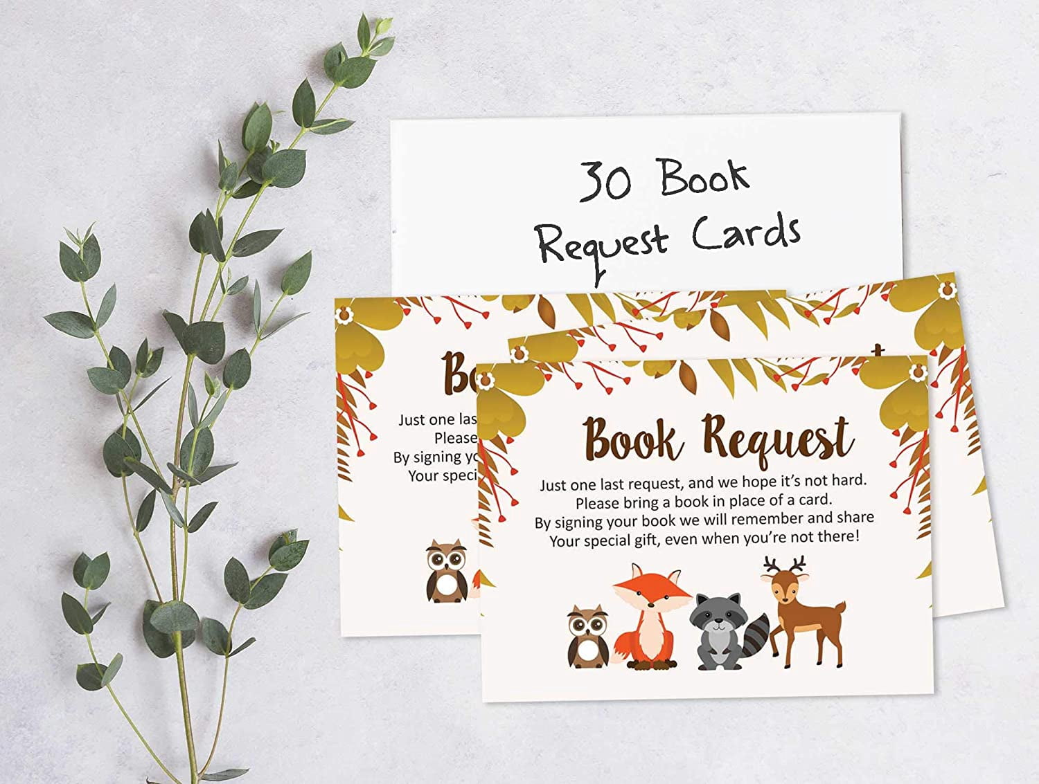 Inkdotpot 30 Books For Baby Shower Request Cards Bring A Book Instead Of A Card Jungle Animals Gender Neutral Baby Shower Invitations Inserts Games