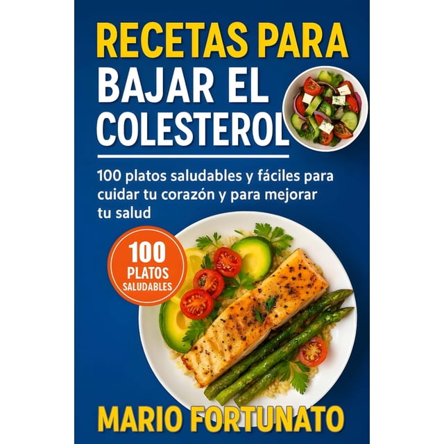 Libro de cocina autoeditado para bajar el colesterol