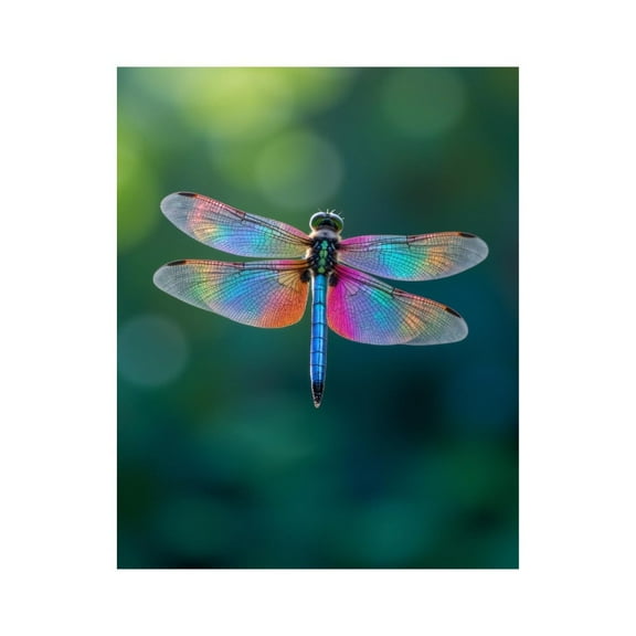 Paint by Numbers Kit for Adults, Rainbow Dragonfly Wings Aglow Paint by Numbers, Easy Paint by Numbers Kit for Adults Beginner, DIY Adult Paint by Number Kits on Canvas, Home Decor