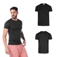 thumbnail image 2 of Playera para Caballero Color Negro 100% Poliéster - 3 Piezas, 2 of 3