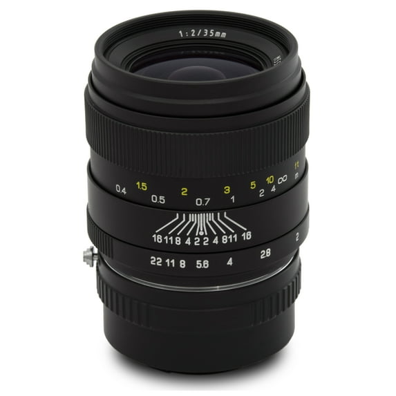 Oshiro 35mm f/2 LD UNC AL Wide Angle Full Frame Prime Lens for Olympus PEN E-PL7, E-P5, E-PL5, E-PM2, E-P1, E-P2, E-PL1, E-PL1s, E-PL2 and other Micro Four Thirds Digital Cameras (EOS-M43 Adapter)