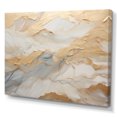 thumbnail image 2 of Designart "Artistic Beige And Gold Glacier Stone III" Abstract Shapes Wall Art Living Room, 2 of 7