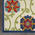 thumbnail image 4 of Nourison Aloha Indoor/Outdoor Blue/Multicolor 5'3" x 7'5" Area Rug, (5x7), 4 of 9