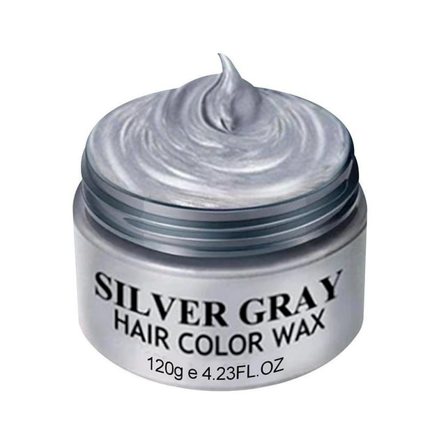 Color Plateado Temporal para el Cabello Color Gris Tinte Temporal para el Cabello Color Plateado Cera para el Cabello Crema para Peinado con Sujeción Durante Todo el Día ANGGREK Otros