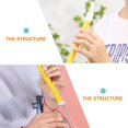 thumbnail image 4 of Dosaele 3pcs Portable Slide Whistles Funny Air Flutes for Kids Musical Instrument, 4 of 6