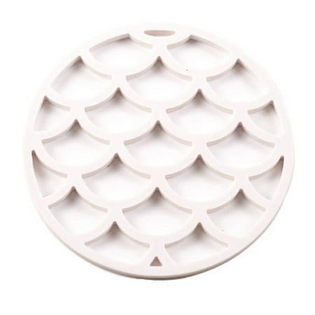 

Bowl Plate Pad Nontoxic Heat Resistant For Homes Kitchen White Clouds