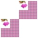 thumbnail image 2 of Injueey 100 unids/set envoltorios cuadrados de papel de aluminio para alimentos, paquete colorido para dulces, piruletas de Chocolate, envoltura de rosado 2piezas Injueey CBP019444, 2 of 5