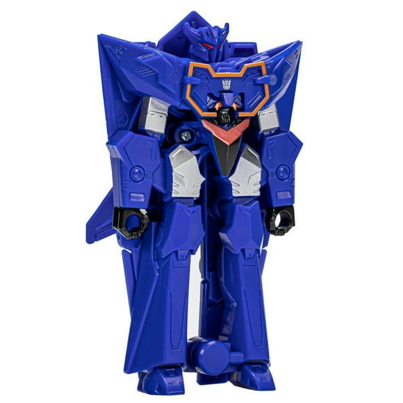 Transformers: EarthSpark 1 Step Flip Changer Soundwave Kids Toy Action Figure for Boys and Girls Ages 6 7 8 9 10 11 12 and Up (4.5”)