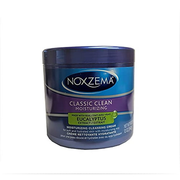 Noxzema Classic Clean Moisturizing Cleansing Cream Unisex, 12 Ounce (Pack of 3)