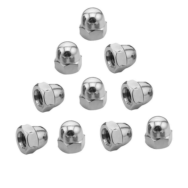 GUOOL 10 Pcs Vis Dôme en Acier Inoxydable 304 Écrous Matériaux Industriels M3- M10
