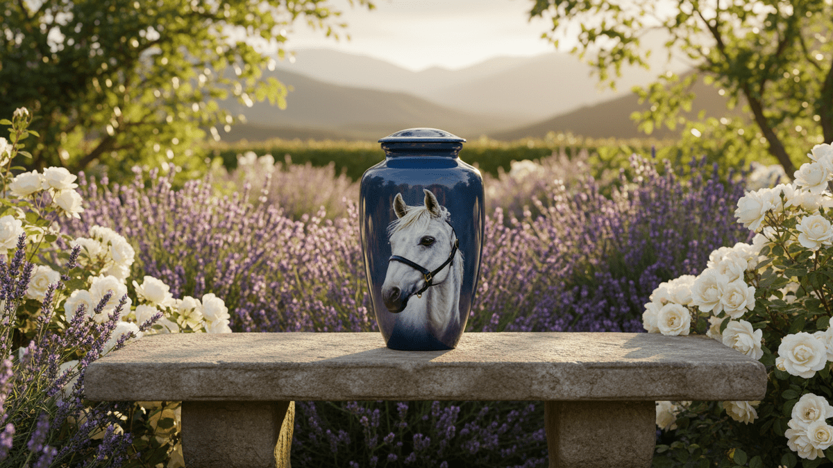 Lovely Horse Cremation Urn for Human Ashes Cremation Urns for Human Ashes Decorative Urns for Human Ashes Female & Male Urns Horse