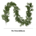 TOPRenddon 6.5ft Pine Garland Real Touch Pine Garland Artificial