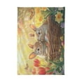 thumbnail image 2 of YAZAOO Square Tablecloth Rabbit on Easter Basket Pattern Tableclothes, 2 of 9