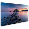 thumbnail image 2 of Trademark Fine Art 'Whytecliff Sunset' Canvas Art by Pierre Leclerc, 2 of 3