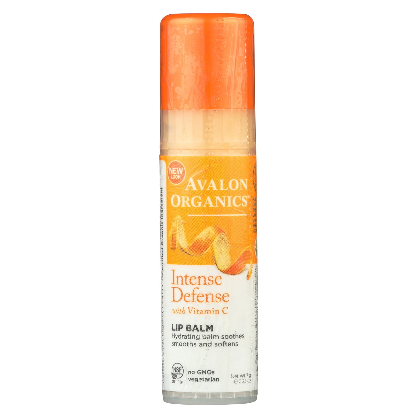 Avalon Organics Vitamin C Soothing Lip Balm Case of 16 .25 oz