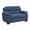 Blue, variant on Lexicon Holleman Fabric Upholstered Love Seat in Blue Color