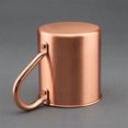 thumbnail image 5 of HLONK Tasse Droite à Bord Roulé en Cuivre Pur - Expérience de Boisson Texturée pour Cocktails Café et Bière Construction en Métal Durable avec Design Roulé Élégant Polyvalente pour Bars à la Maison Res, 5 of 5