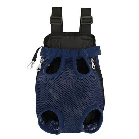 Uutvmp Pet Carrier Backpack  Adjustable Pet Cat Dog Carrier Backpack Travel Bag  Legs Out  Dog Carrier for Hiking Camping Travel  Sling Bag for Small Medium Dog Cat  L