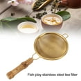 thumbnail image 3 of Tea Strainer, Stainless Steel, Durable & Safe, Improves Taste, Easy To Use, Large Capacity Design, 3 of 8