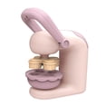 thumbnail image 2 of Dvkptbk Hamburger Machine Children's Dough Game Hamburger Dough Set, Kitchen Creation Game Set Girls Boys Birthday Weekend Party Gift Children's Game Set of 38 Education, 2 of 9