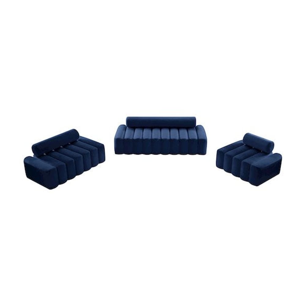 Meridian Furniture Melody Navy Velvet Loveseat