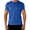 Blue, variant on Men's Quick Dry Shirts Mesh Short Sleeve Athletic Lightweight Workout Performance Hiking Shirt with Reflective Strip Size 3XL White