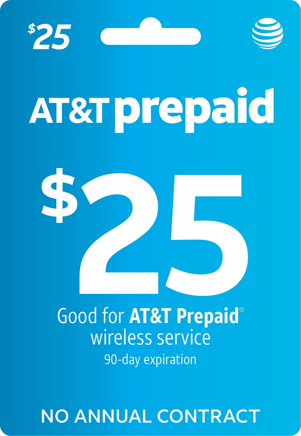 AT&T Prepaid $25 Direct Top Up - Walmart.com