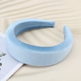 thumbnail image 6 of Unique Bargains 1 Pc Simple Pure Color Headbands for Women Sky Blue, 6 of 6