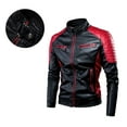 thumbnail image 4 of Chaqueta de motocicleta para hombre Nikou color rojo XL, 4 of 15