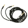 thumbnail image 3 of Reemplazo Del Cable De Los Auriculares Reemplazo Del Cable De Los Auriculares 4.4 Mm A Doble 3.5 Mm Profesional 3.9 Pies Plateado Balanceado Para D600 Para MDR Z7 Z1R, 3 of 8