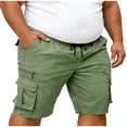 thumbnail image 6 of Horkkom Mens Shorts High Waisted Straight Leg Running Shorts Summer Travel Gym Shorts With Pockets, S-5XL, 6 of 8