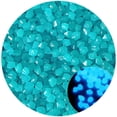 thumbnail image 3 of Tuvgenk Glow Pebbles Garden Decor Luminous Bright Walkway Stone Light Decor Patio Pool Aquarium Sky Blue Plastic, 3 of 5