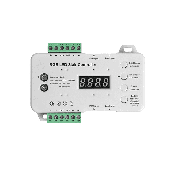 Light Sensor Human Body Sensor Stair Light Controller Rgb Colorful Step