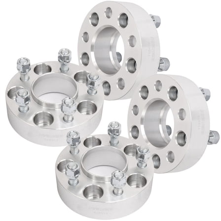 ASFIT-Autoparts 4pc 1.5" .3 Hubcentric Wheel Spacers for Cherokee 1980-2001 for Comanche 1986-1992 for Grand Cherokee 1993-1998 for Liberty 2002-2013 for Wrangler 1987-1995 1997-2006 Cj (Silver)