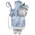 thumbnail image 5 of Northlight 16" Ice Palace Santa Claus with Staff and Bag Christmas Figure, 5 of 5