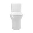thumbnail image 5 of 1.1/1.6 GPF Elongated Comfort Height Floor Mounted One-Piece Toilet, CUPC Certified, WaterSense Cetified, Ceramic, White Color, Soft Close Seat, 5 of 11