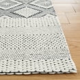 thumbnail image 3 of SAFAVIEH Vermont Weldon Trellis Area Rug, Ivory/Black, 6' x 6' Square, 3 of 8