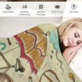 thumbnail image 3 of PIKWEEK Graffiti Art Sofa Bed Blanket - Super Soft Blanket for Teenagers and Adults Multiple specifications White, 3 of 6