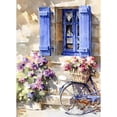 thumbnail image 1 of Cuadros Decorativos (DB5437) Diamante cuadrado Pintura de diamantes Bicicleta de jardín Mosaico Dibujo de diamantes de imitación (A404) 40x50cm Ehuebsd embutido en tela, 1 of 1