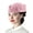 Pink, variant on Trending Women Church Hats with Flower Applique, Pillbox Hats Fascinator Tea Caps for Elegant Occasions,Black,M